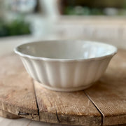 Antique English Ironstone Fluted Bowl – W.T. Adams & Sons
